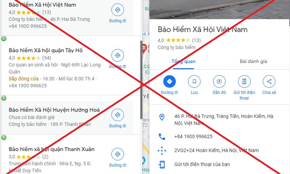 Cảnh báo giả mạo số Tổng đài tư vấn và chăm sóc khách hàng của cơ quan BHXH